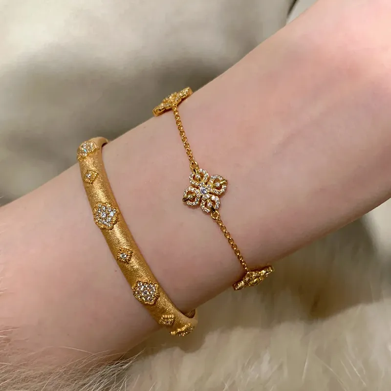 Trpopo S925 Silver With Zircon Bracelet Cross Vajra Pestle Women's-5