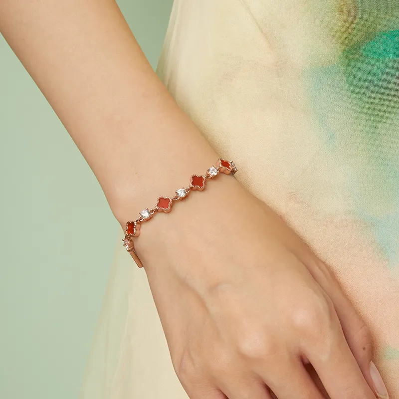 TRPOPO Jade Bracelets Women's-4