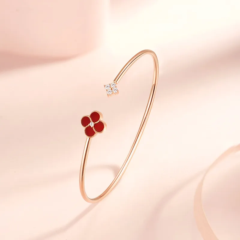 Trpopo S925 Sterling Silver Bangles Women's-7