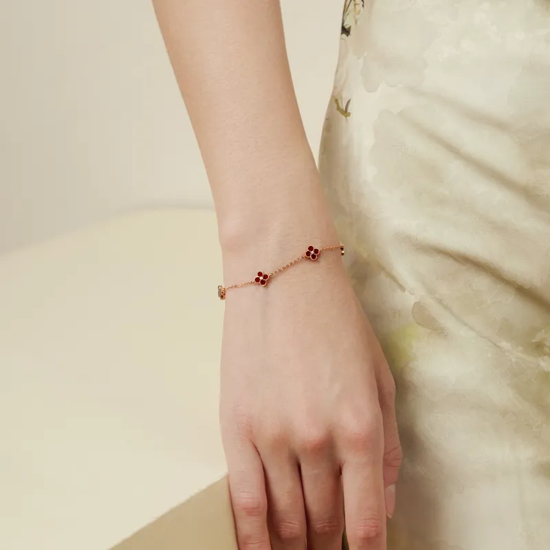 TRPOPO Jade Bracelets Women's-5