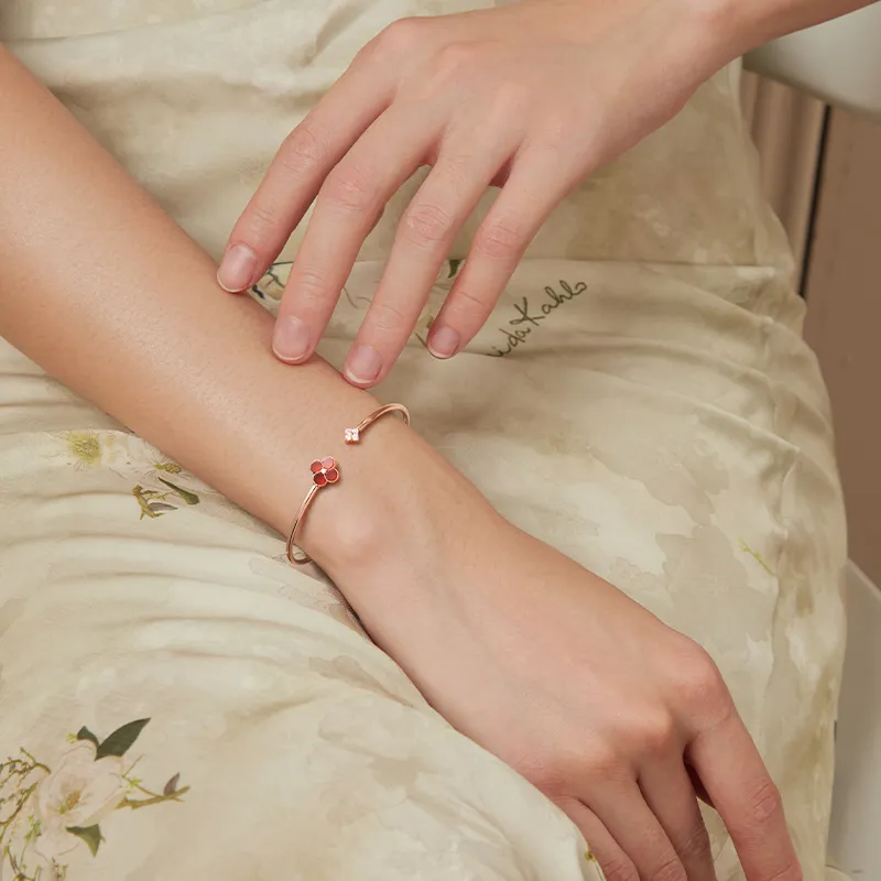Trpopo S925 Sterling Silver Bangles Women's-5