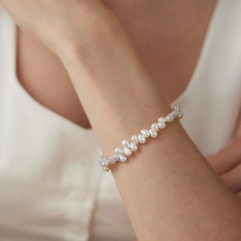 Trpopo Freshwater Pearl Bracelets Women's-2