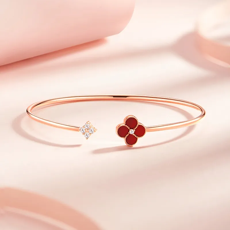 Trpopo S925 Sterling Silver Bangles Women's-1
