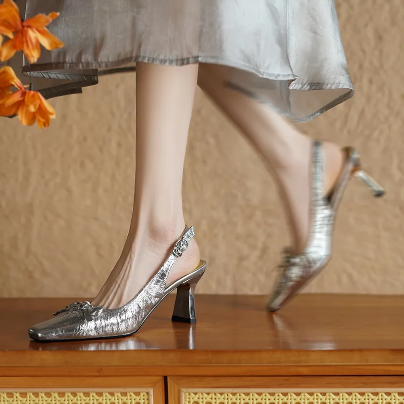 Echo&yolo Slim Heel High Heels 7cm Women's-6