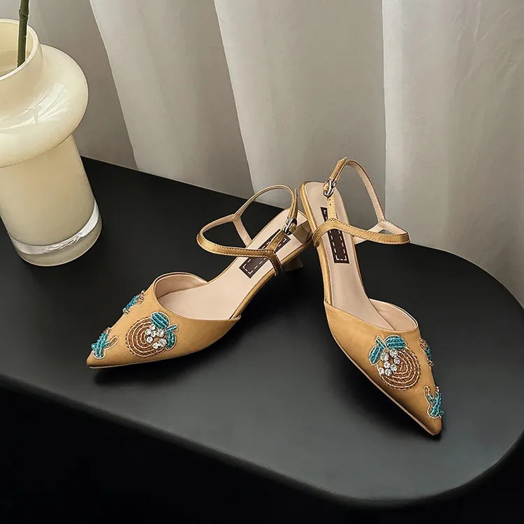 Echo&yolo Slim Heel High Heels Women's-5