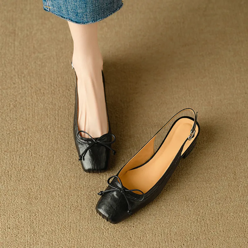 Echo&yolo Chunky Heel High Heels 3.5cm Women's-4