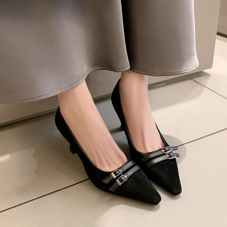 Echo&yolo Slim Heel High Heels Women's-5
