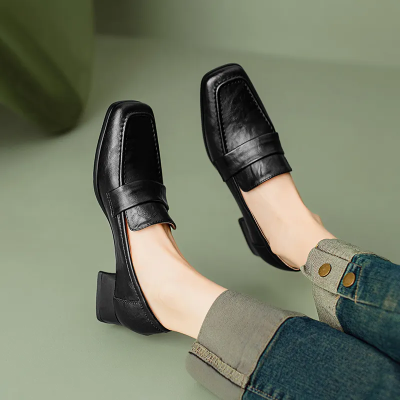 Echo&yolo Loafers Women's Black-2