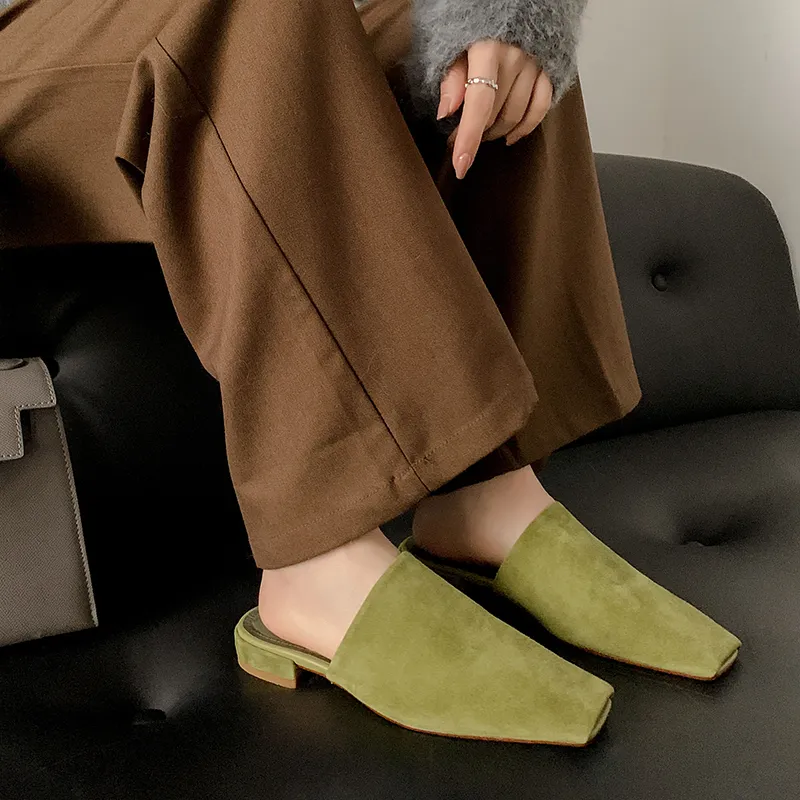 Echo&yolo Wrap toe Slippers 2cm Women's-3