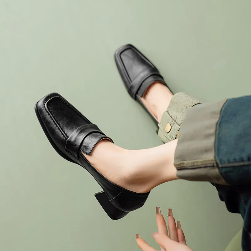 Echo&yolo Loafers Women's Black-4
