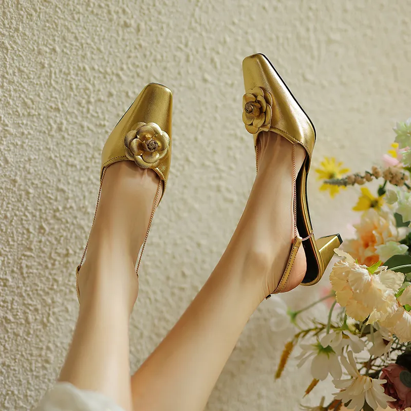 Echo&yolo Cone Heel High Heels 5.5cm Women's-12