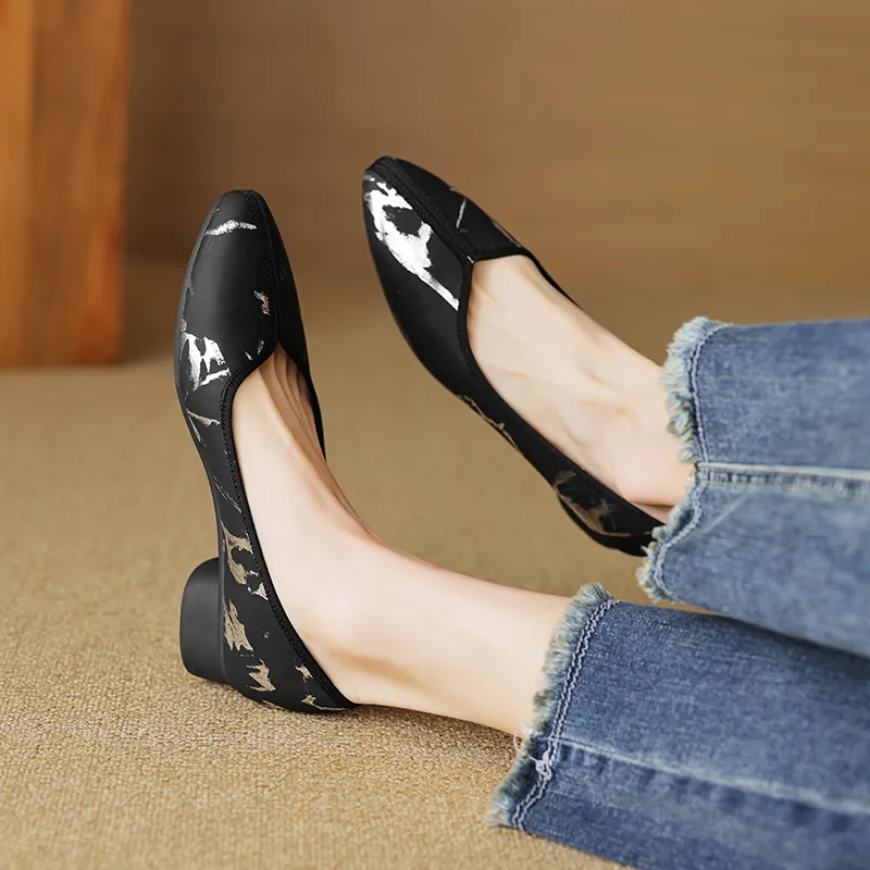 Echo&yolo Casual Single Shoes 3cm Women's-4