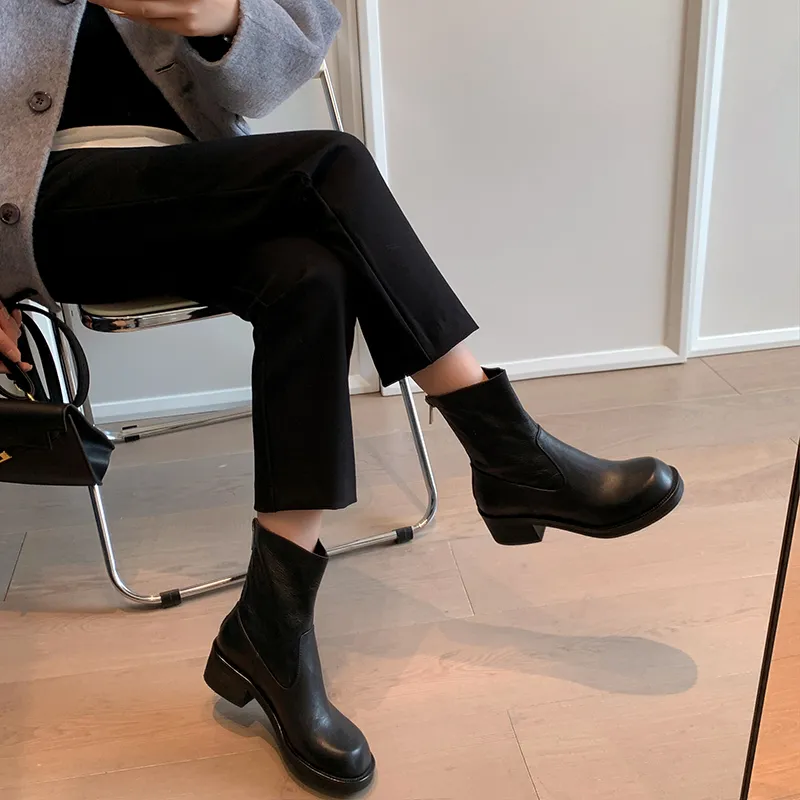 Echo&yolo Ankle Boots 4cm Women's-4