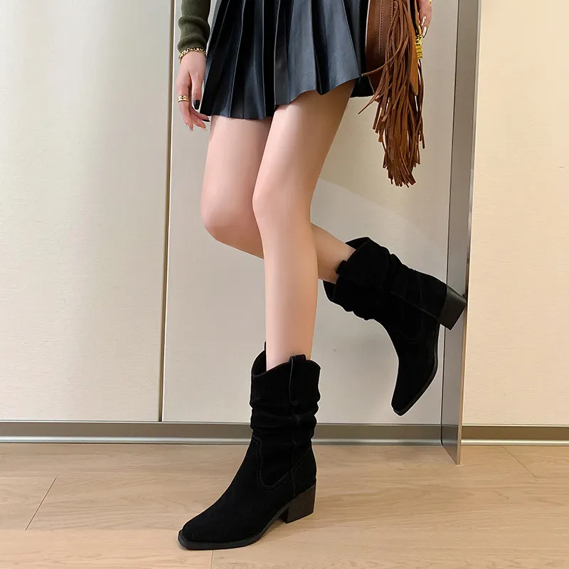 Echo&yolo Ankle Boots Women's Black Unlined, Black Fleece Lined, Brown Unlined, Brown Fleece Lined-11