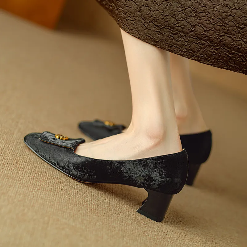Echo&yolo Casual Single Shoes 4.5cm Women's-4