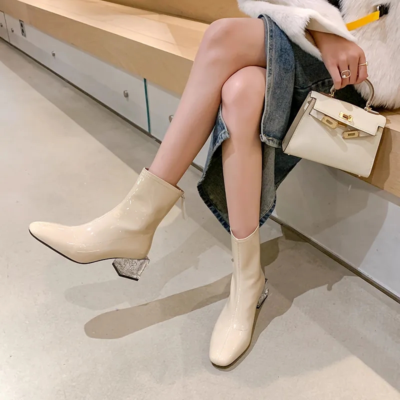 Echo&yolo Ankle Boots 5.5cm Women's-9