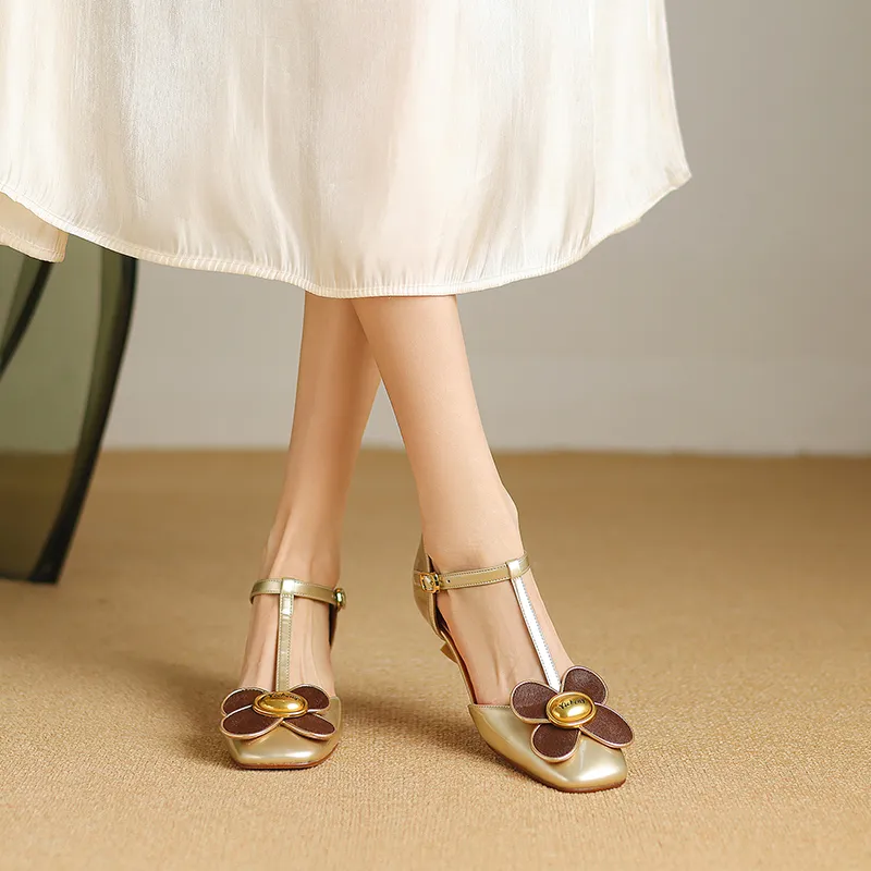 Echo&yolo Strap Sandals 4cm Women's-4