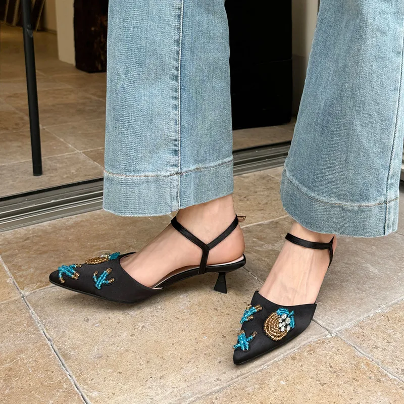 Echo&yolo Slim Heel High Heels Women's-8