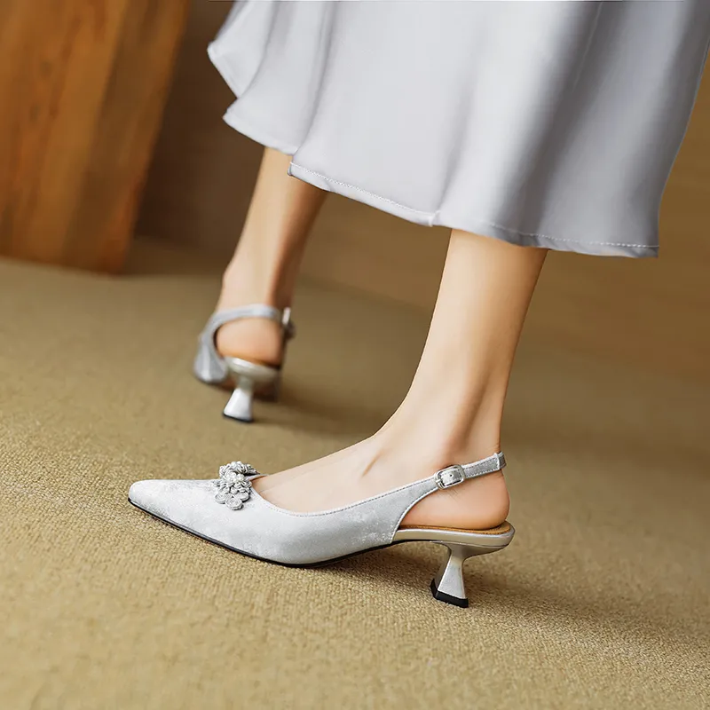 Echo&yolo Slim Heel High Heels Cm Women's-8