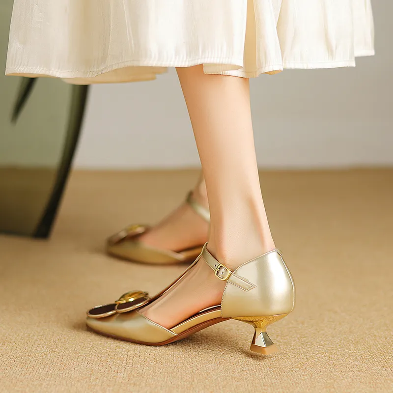 Echo&yolo Strap Sandals 4cm Women's-2