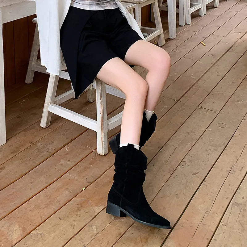 Echo&yolo Ankle Boots Women's Black Unlined, Black Fleece Lined, Brown Unlined, Brown Fleece Lined-14