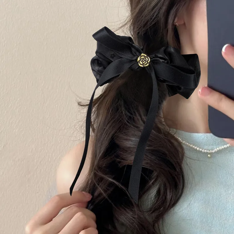 HANYUDIE Alloy Hair Tie Women's-2
