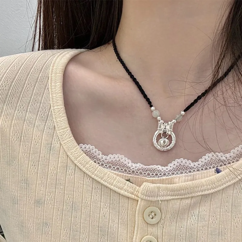 HANYUDIE Agate Necklaces Unisex-1