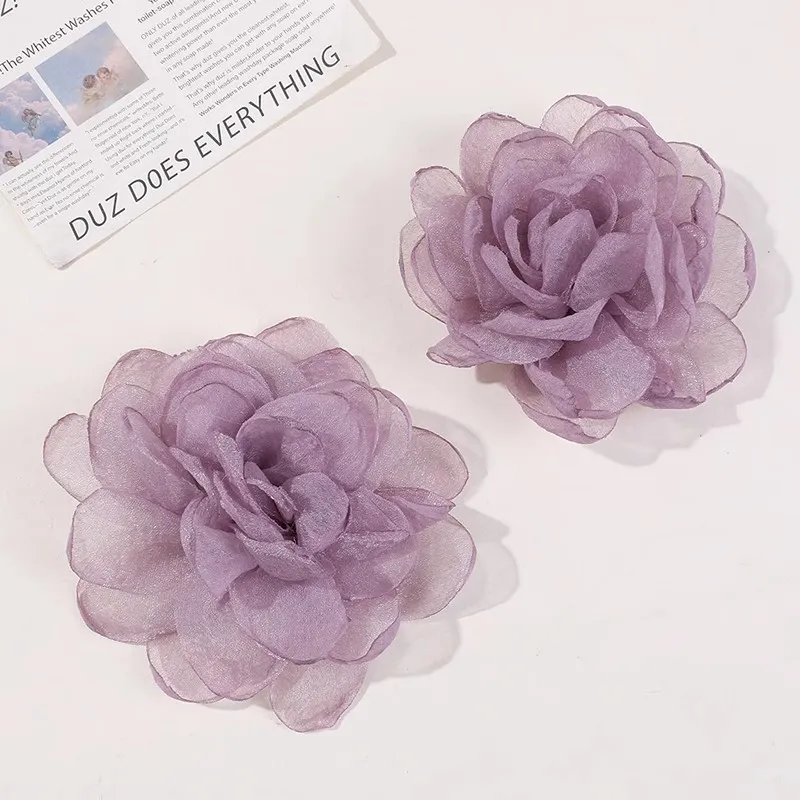 HANYUDIE Gauze Hair Clips Women's-5