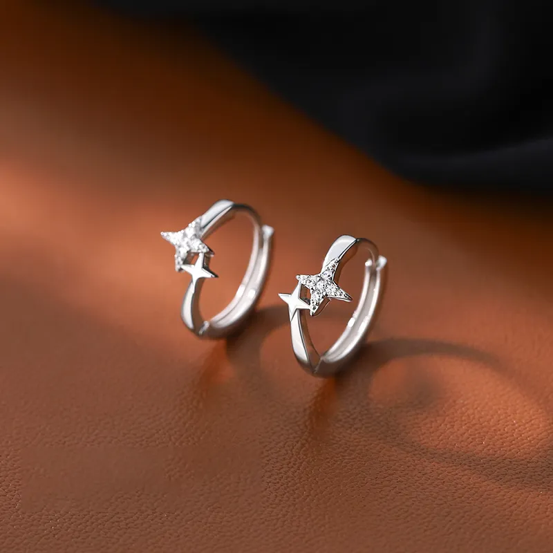 HANYUDIE 999 Fine Silver Earrings Unisex-5