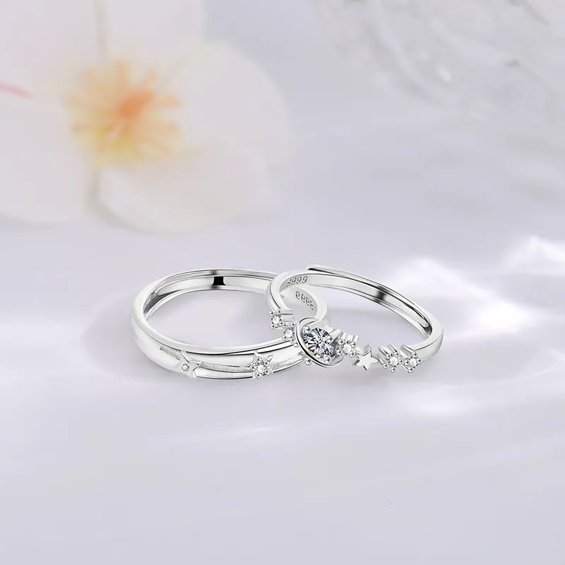 HANYUDIE Sterling Silver Rings Unisex-2