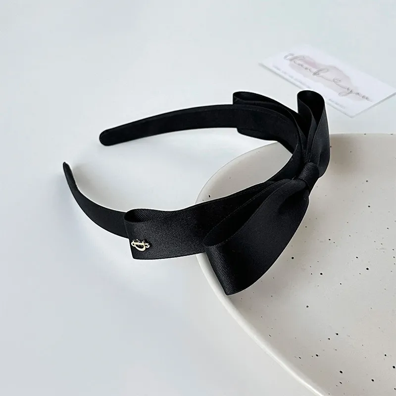 HANYUDIE Fabric Headbands Women's Black/White-1