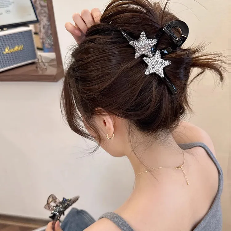 HANYUDIE Acrylic Hair Clips Women's-1