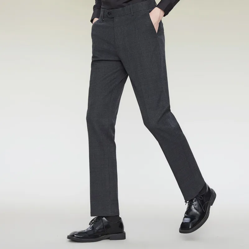Red Bean Casual Pants Men's Gray-3