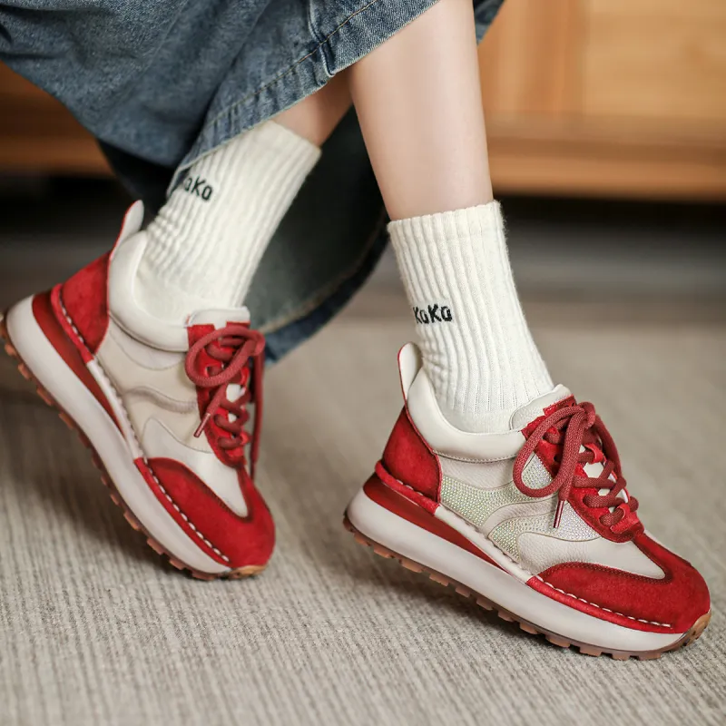 MATA Lightweight Low Top Chunky Sneakers Women's-11