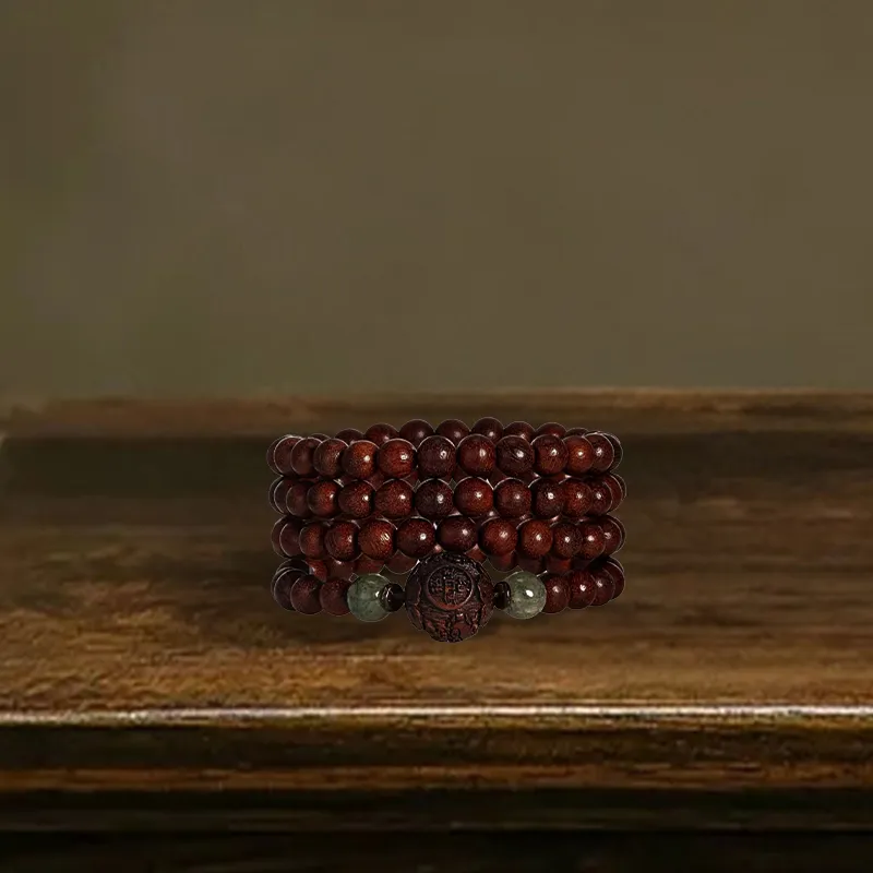 Jin Ruibang Bloodwood Bracelets Unisex-4