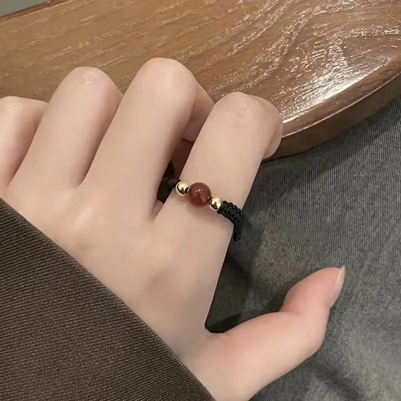 Jin Ruibang Chalcedony Rings Unisex-2