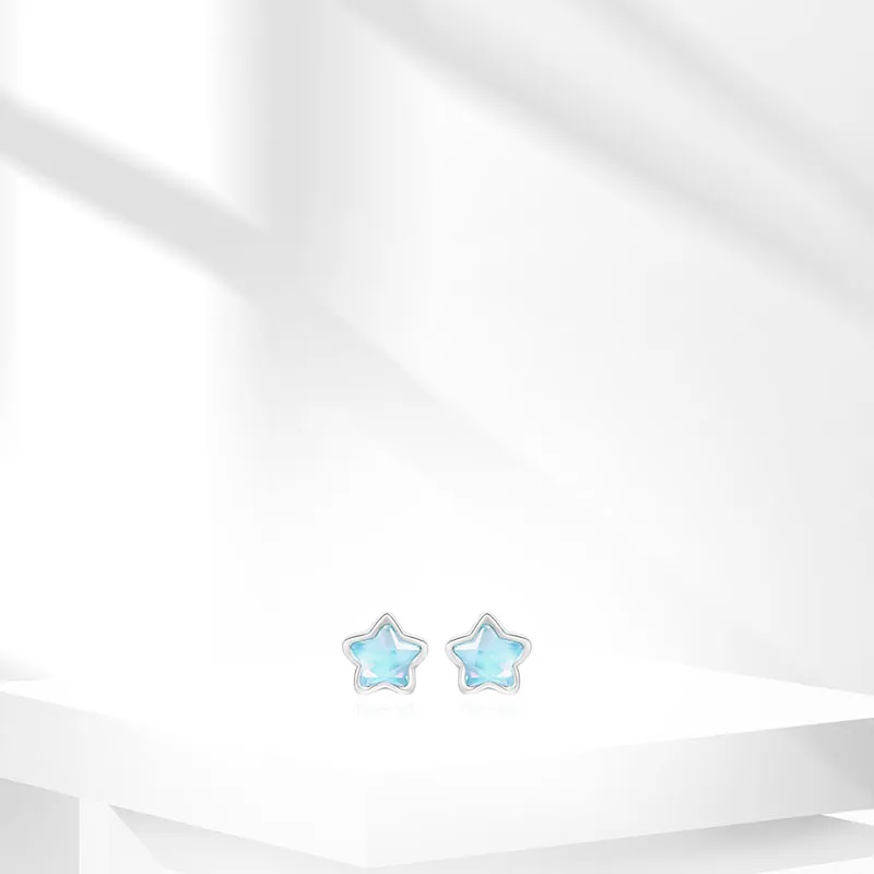 Jin Ruibang Colored Glaze Jade Stud Earrings Women's-1