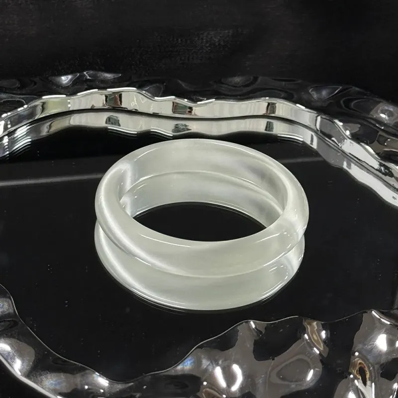 Jin Ruibang Glass Cat Eye Bangles Women's-5