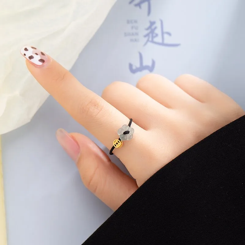 Jin Ruibang Chalcedony Rings Unisex-20