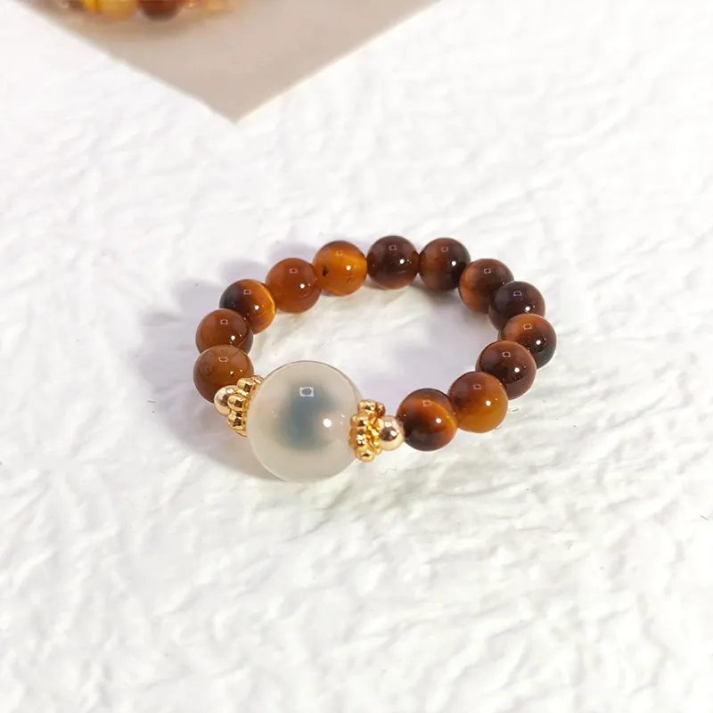 Jin Ruibang Crystal Rings Unisex-2
