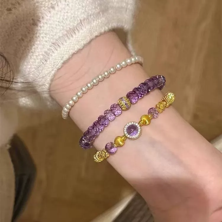 Jin Ruibang Colored Glaze Bracelets Unisex-3