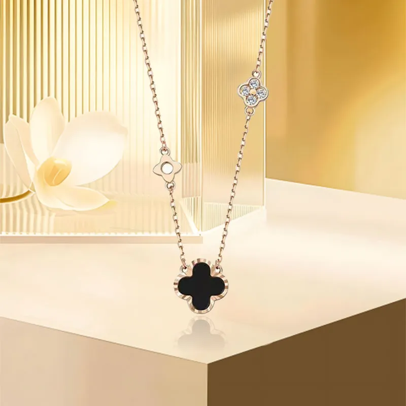 Jin Ruibang Glass Cat Eye Necklaces Women's-6