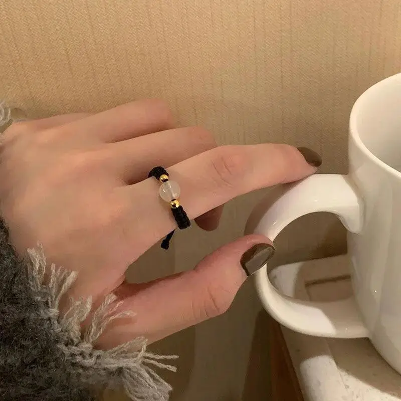 Jin Ruibang Chalcedony Rings Unisex-14