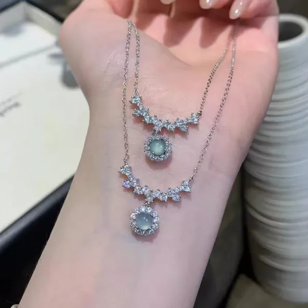 Jin Ruibang Glutinous Jade Necklaces Women's-3