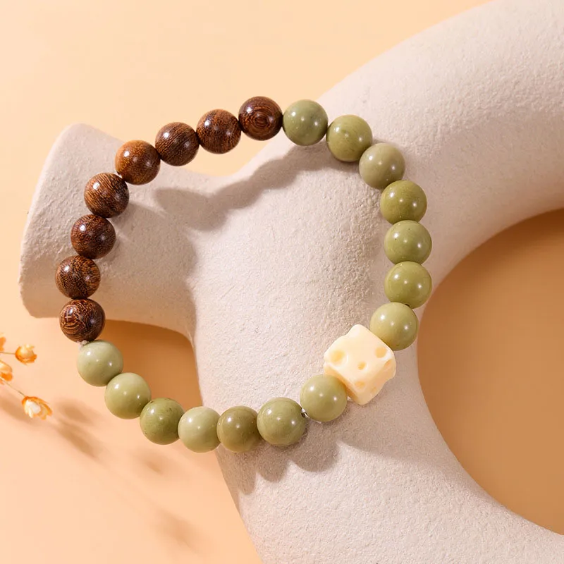 Jin Ruibang Golden Sandalwood Bracelets Women's-5