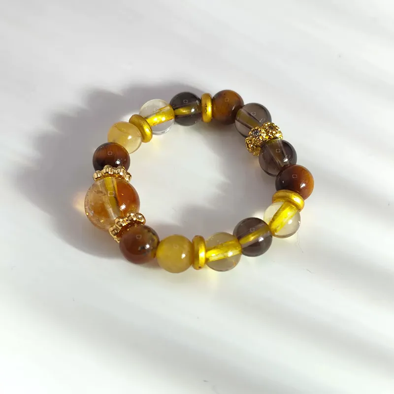 Jin Ruibang Crystal Rings Unisex-4