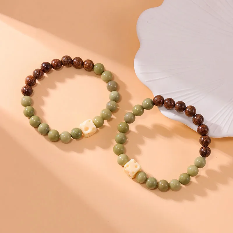 Jin Ruibang Golden Sandalwood Bracelets Women's-4