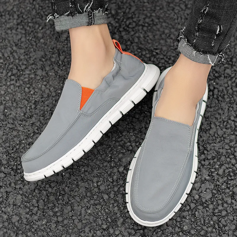 SENGUIBUCK Breathable Lightweight Low-Top Canvas Shoes Men's-5