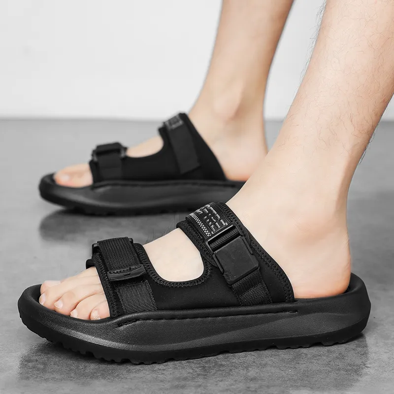SENGUIBUCK EVA Stitched Woven Slip-Resistant Quick Dry Slide Slippers Men's Sand-6