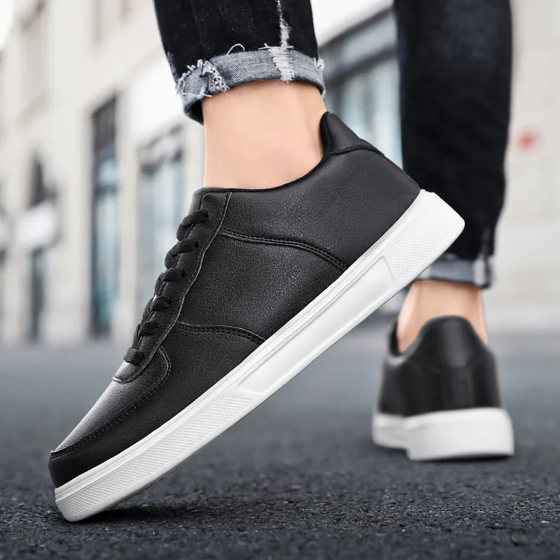 SENGUIBUCK Slip-Resistant Water-Resistant Lightweight Low-Top Skateboard Shoes Unisex-7